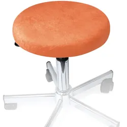 Hockerbezug aus Frottee terra für Hocker Ø 40 bis 45 cm