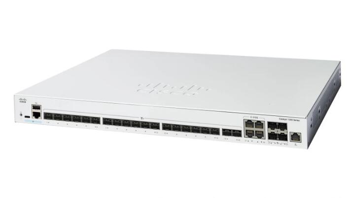 Cisco Catalyst 1300-24XT 24x 10GbE + 4x 10GbE RJ45/SFP+ Combo Ports L3 managed C1300-24XT