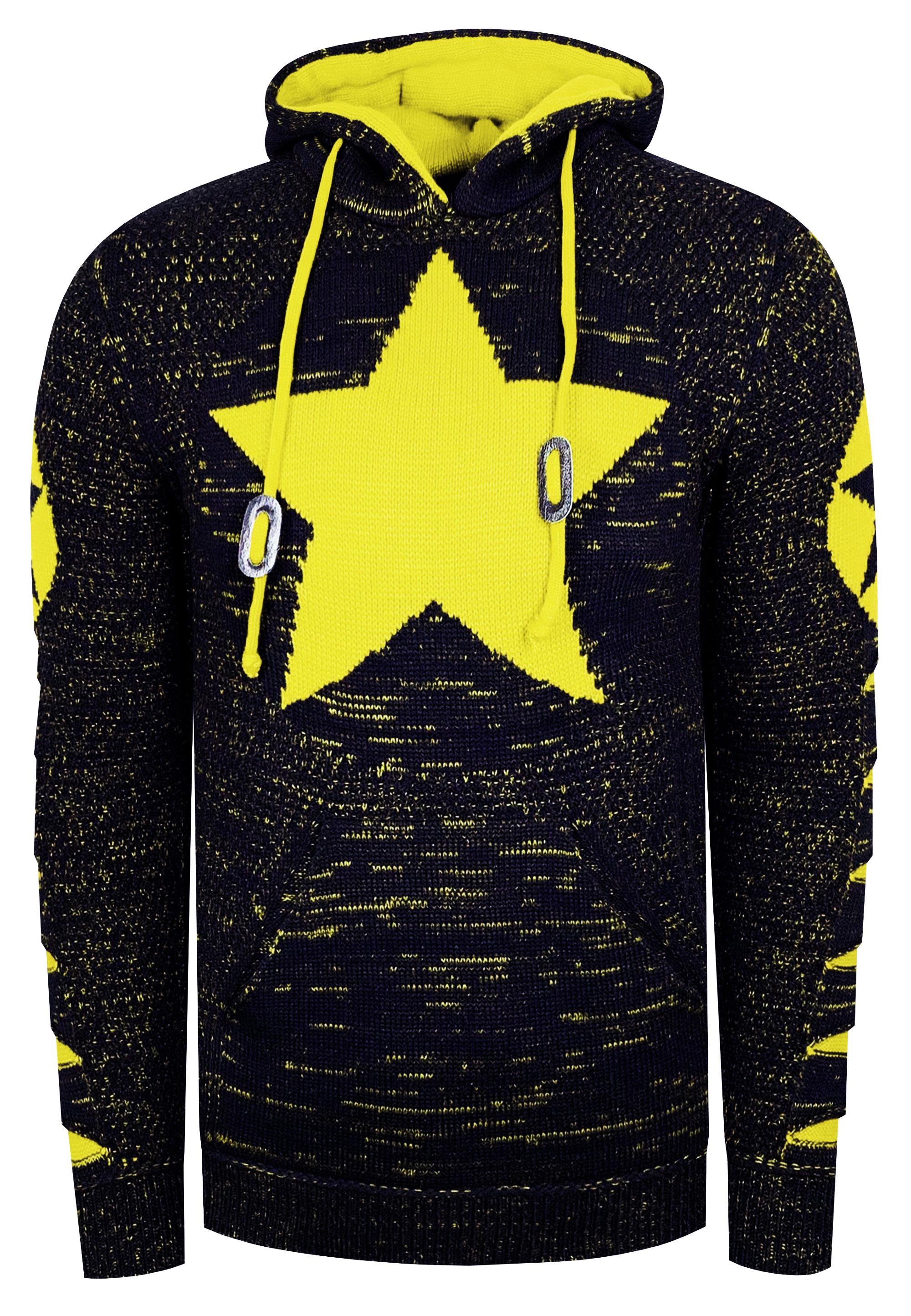 Grof gebreide hoodie