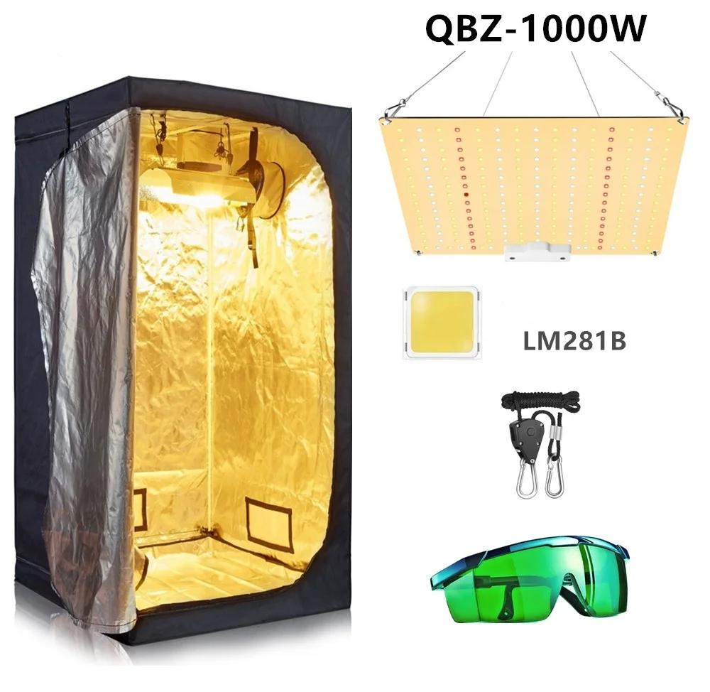 Grow Tent - Komplettes Anbauzelt - LED-Pflanzenlampe - Hydroponisches Anbausystem - 240 x 120 x 200 cm - Für Zimmerpflanzen