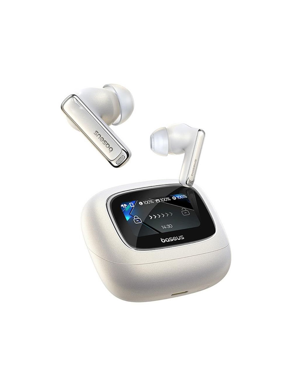 Baseus Bowie M2s Ultra TWS Wireless In-Ear Headphones with Interactive Screen - White