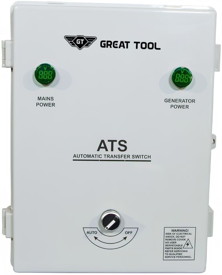 ATS BOX para Geradores 3000rpm Great Tool AC-ATS-W-80A-1