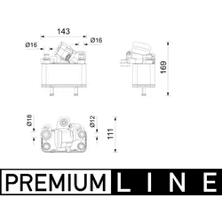 Chiller MAHLE ACH 5 000P für BMW X3