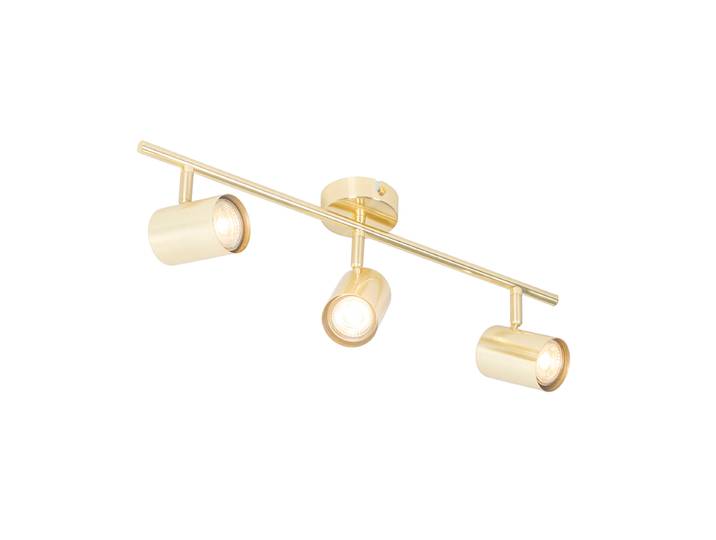 Plafonnier moderne laiton 3 lumières orientable - Jeana