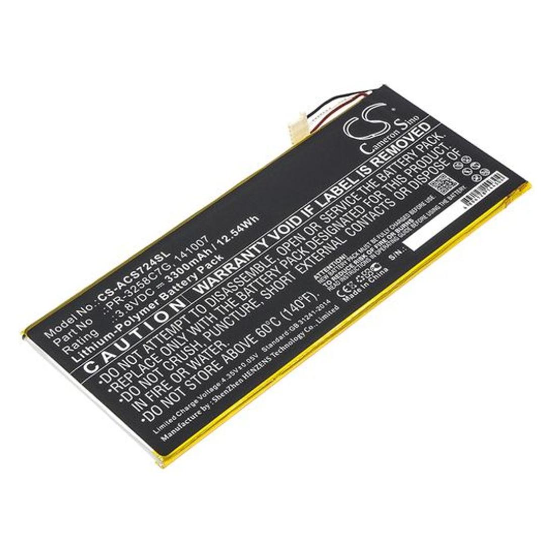 NoName Battery for Acer Iconia Talk S etc (ACS724SL)