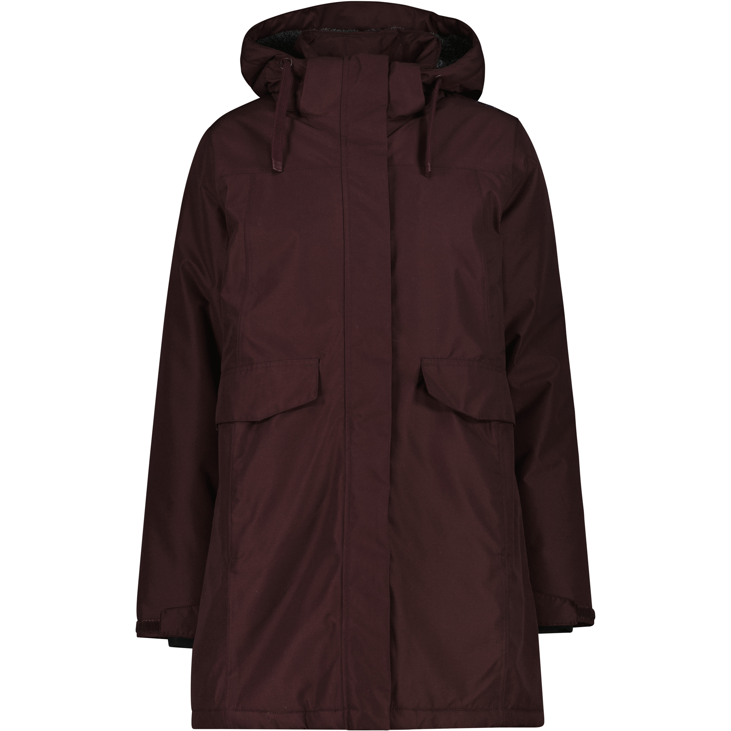 CMP Zip Parka Damen Winterjacke rot Größe 4XL Lifestyle Wasserdicht