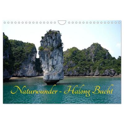 Naturwunder - Halong Bucht (Wandkalender 2027 DIN A4 quer), CALVENDO Monatskalender