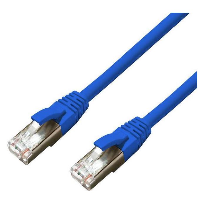 MicroConnect MC-SFTP6A005B Netzwerkkabel Blau 0,5 m Cat6a S/FTP (S-STP) (S/FTP, CAT6a, 0.50 m) (MC-SFTP6A005B)