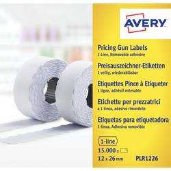 Avery-Zweckform Preis-Etiketten PLR1226 Wiederablösbar Etiketten-Breite: 26 mm Etiketten-Höhe: 12 mm Weiß 15000 St.