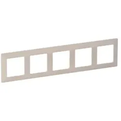 Legrand 754045 Valena Life 5-fach Rahmen Farbe: Mandelweiß