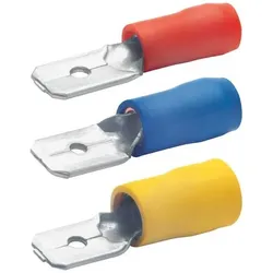 Klauke, Kabelverbindung, Flachstecker 1,5-2,5qmm 830 PA/PVC CuZn verzinnt Steckb=6,3mm 830