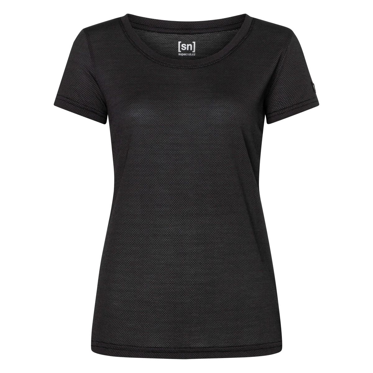 Super.Natural W Midsummer Air Tee jet black (872) L SNW026770872L