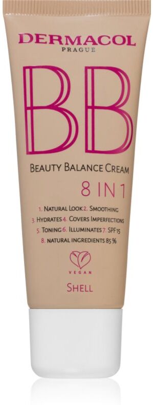 Dermacol Beauty Balance BB crème hydratante SPF 15 N.3 Shell 30 ml