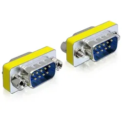 DeLOCK D-sub 9 M/M DB9 Silber