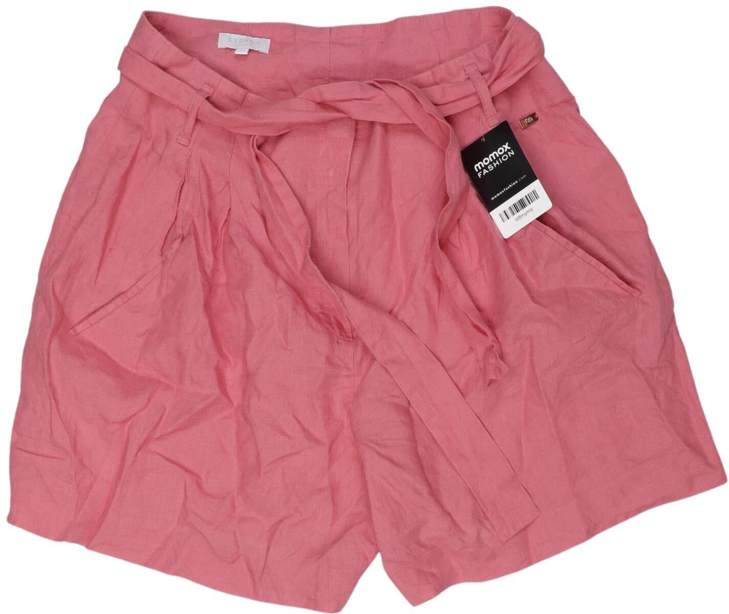 Escada Sport Damen Shorts, Pink, Gr. EU 38, Leinen - Second Hand