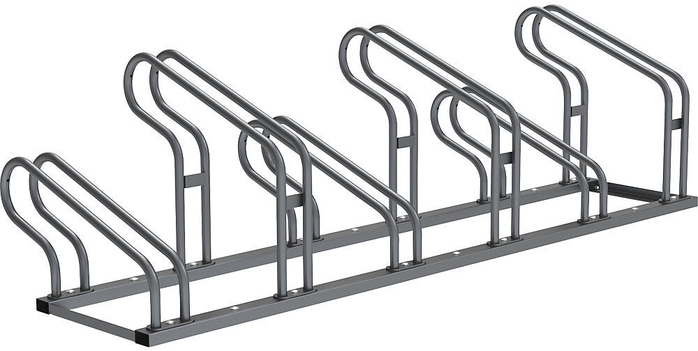 Fahrradständer OPTIMUM, 6 Stellplätze, grau PROCITY