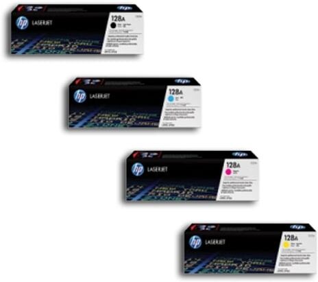 HP 128A Pack 4 toners colores