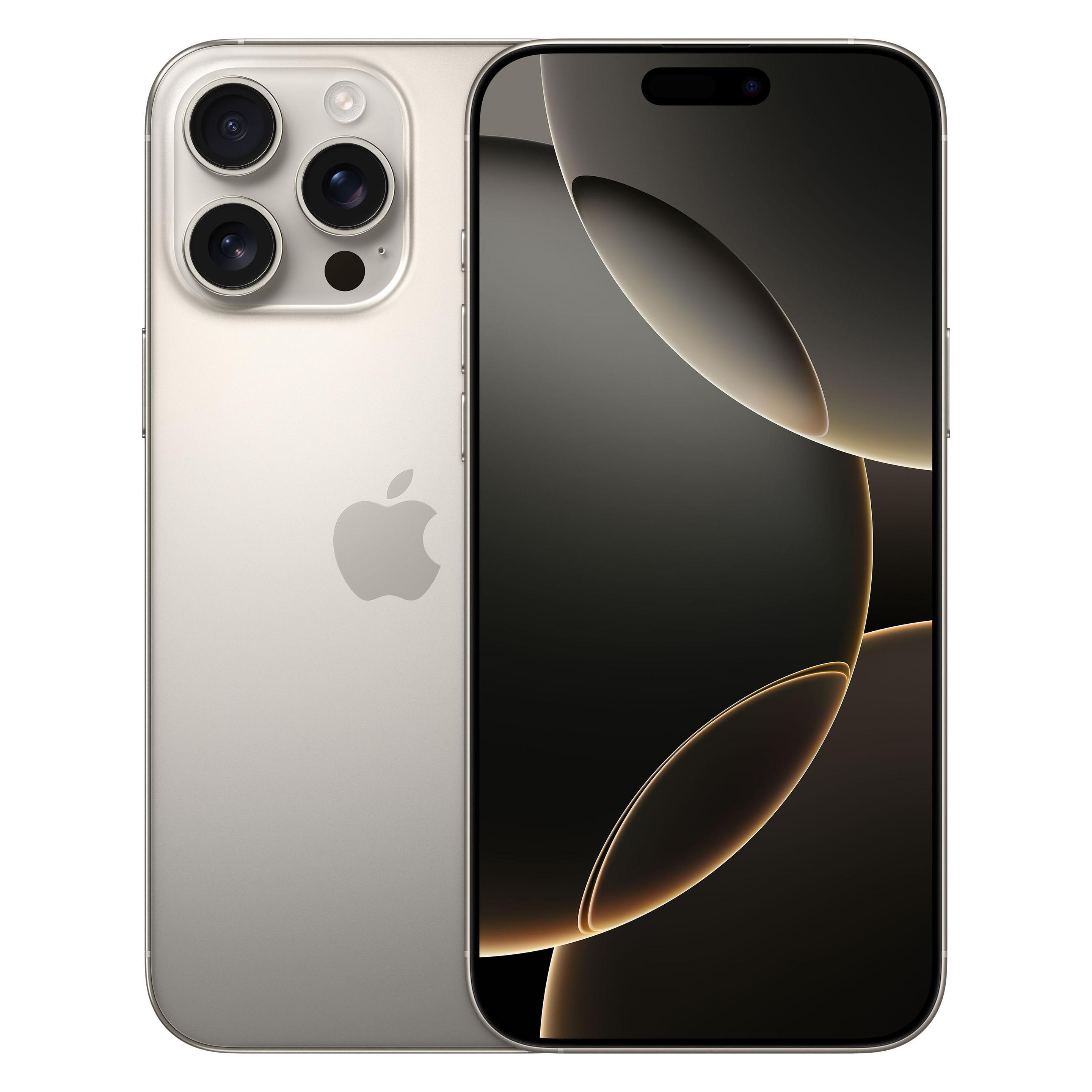 Apple iPhone 16 Pro Max (256 GB, Natural Titanium, 6.90", SIM + eSIM, 5G) (MYWY3QL/A)