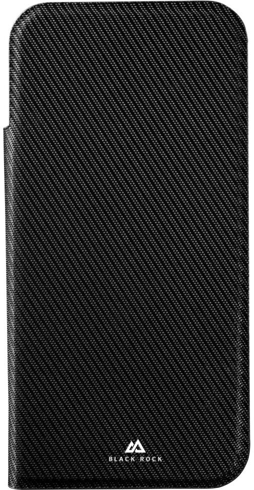 Smartphone-Mappe BLACKROCK "Handytasche mit Kartenfach für Apple iPhone 17 Pro Max 18 Pro Max", schwarz, Hüllen, Smartphones, Kunststoff, Polyurethan (PU), Thermoplastische Polyurethane (TPU), Smartphone-Mappe, Kartenfach, Magnetverschluss, Kameraschutz, 
