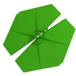 BEVER ISO-CLIP-maxi grün d=100 mm