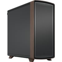 Summit Black Solid, Tower-Gehäuse schwarz/holz