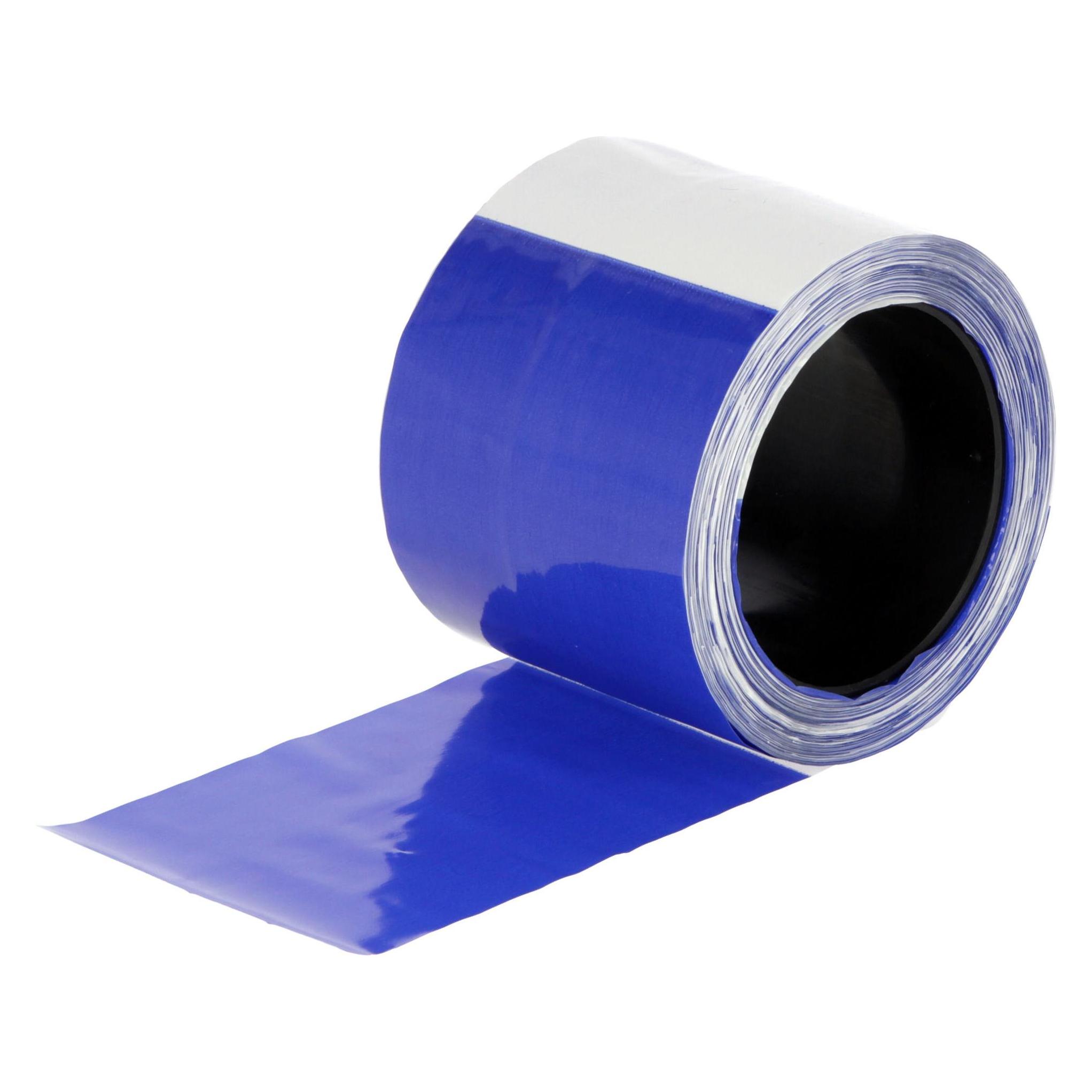 Kerbl Folien-Absperrband 100m x 80mm - geblockt Abrollbox (291339)