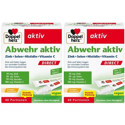 Doppelherz Abwehr aktiv Direct Pellets 2x 2x40 St Beutel