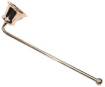 Smart Shopping Spot Vintage Bell Shaped Candle Snuffer Gold, Black, Silver Metal Fire Extinguisher gold