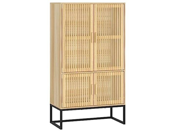 YUTAASU Highboard 70x35x125 cm Holzwerkstoff Kieferntüren