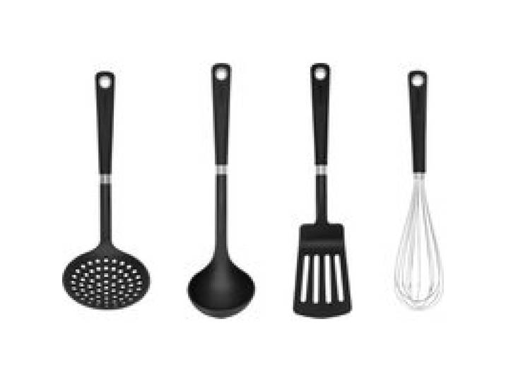 SILVERCREST® Set d'ustensiles de cuisine, 4 pièces.