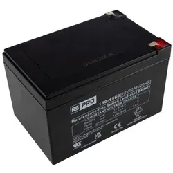RS PRO 12V12A Lead Acid Flame retardant case (12000 mAh, 12 V)