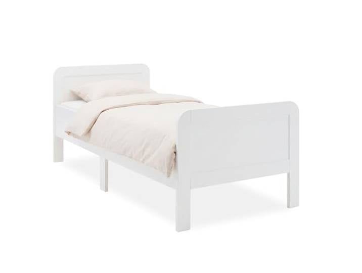 Homestyle4u Komfortbett Bett Senioren Seniorenbett 90x200 Komforthöhe Weiß Holz Leichter Einstieg extra hoch