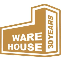 WH1 FACTORY 30 YEARS Die Cut Aufkleber gold - 10cm