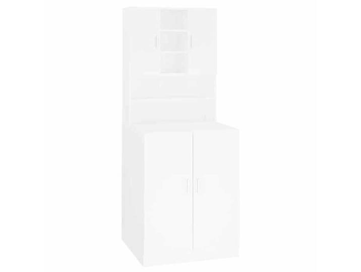 “Winter Sale TOP Armoire pour machine à laver Blanc - Meuble pour machine à laver Blanc PRO91367