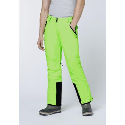 Skihose CHIEMSEE, Herren, Gr. 50, Normalgrößen, grün (grün gecko), 100% Polyester, Hosen Skihose