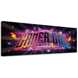 WANDBILD gaming zone inschrift