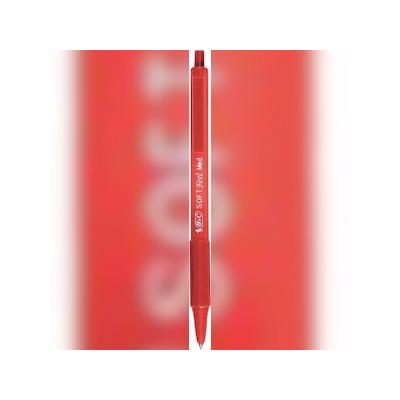 BiC Kugelschreiber Soft Feel Clic Grip rot
