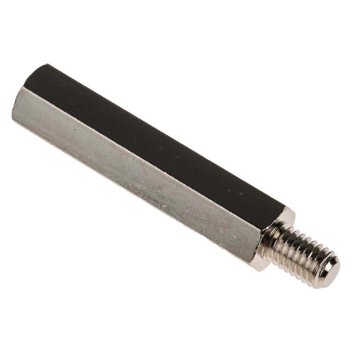 RS PRO Brass Hex. Threaded Spacer M5x35mm (8066645)