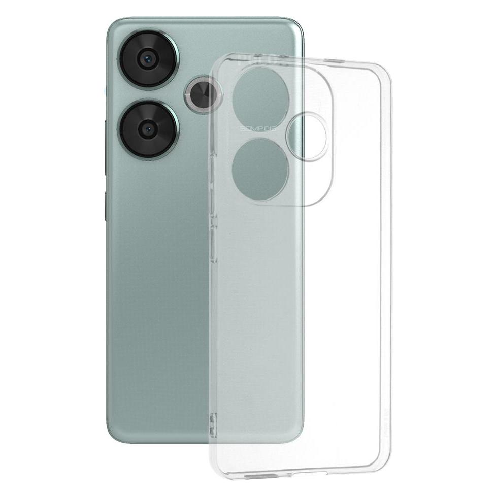 Techsuit - Clear Silicone - Xiaomi Poco F6 - Transparent (Xiaomi Poco F6) (56353451)