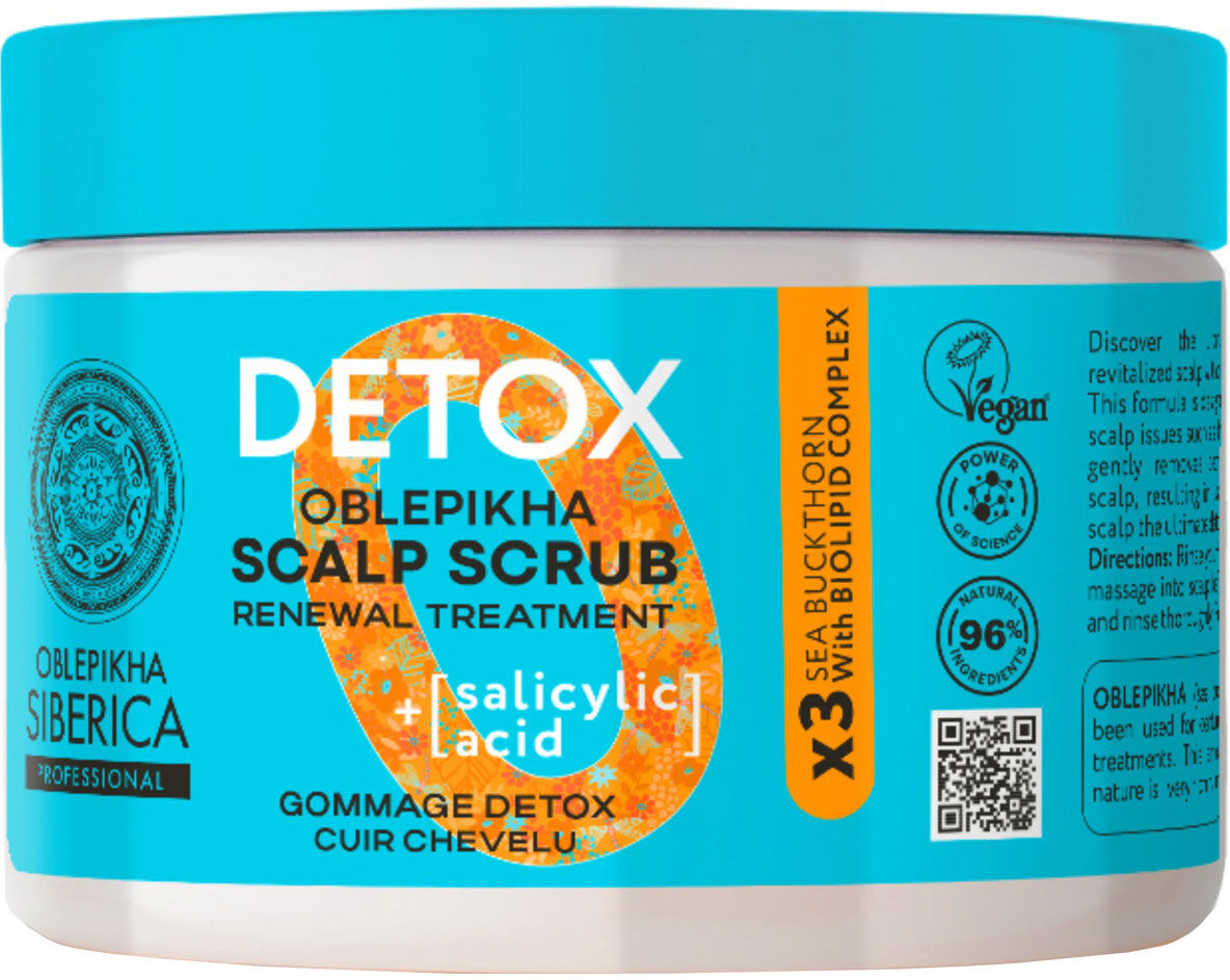 NATURA SIBERICA Oblepikha Detox Scalp Scrub 300ml