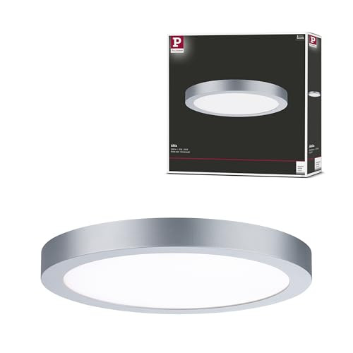 Paulmann LED-paneel Abia modern grijs/chroom