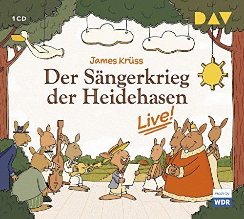 James Krüss - Der Sängerkrieg der Heidehasen - Live!: Livekonzert mit dem WDR Rundfunkchor Köln u.v.a. (1 CD) - Preis vom 18.10.2026 19:22:15 h
