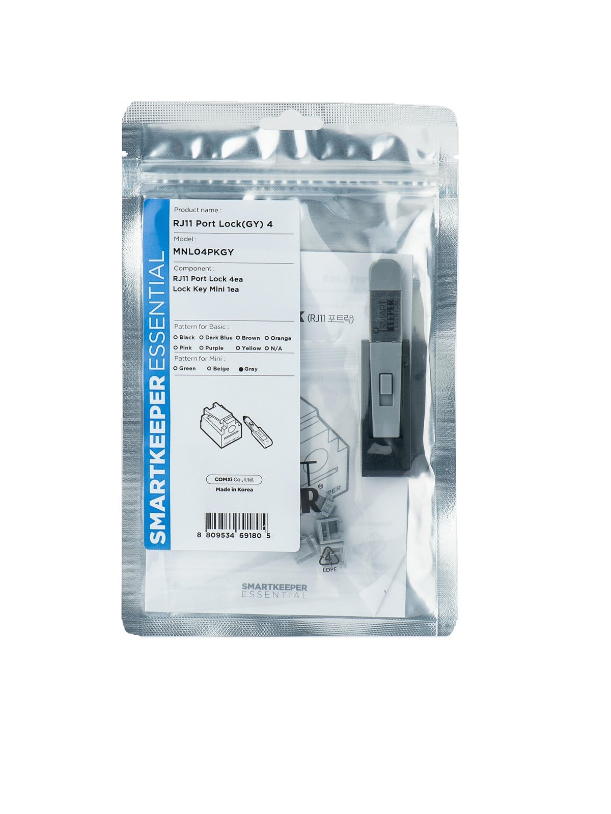 Smartkeeper MNL04PKGY port blocker