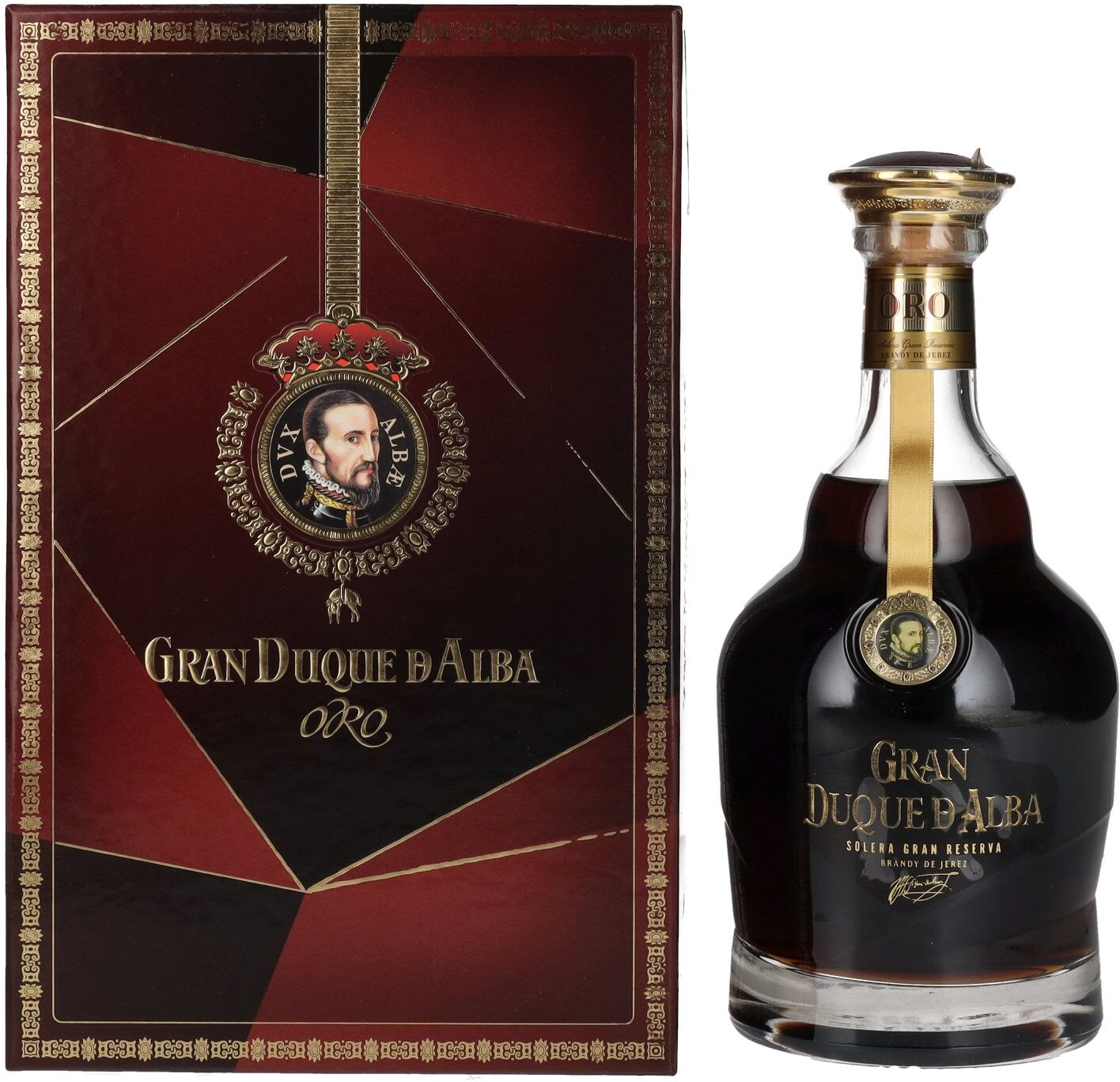 Gran Duque D'Alba Weinbrand Gran Duque d'Alba ORO Solera Gran Reserva 40% Vol. 0,7l in Geschenkbox