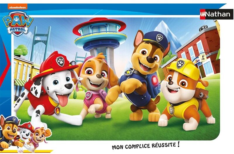 Nathan Puzzle cadre 15 p Les chiots de la PatPatrouille