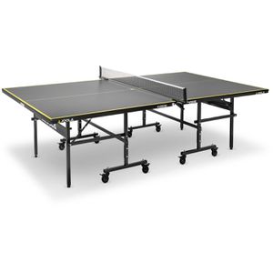 Joola Tischtennisplatte INSIDE J15, 15 mm Platte, Indoor, 274 x 152,5 x 76 cm, schwarz, rollbar & klappbar, mit Netz