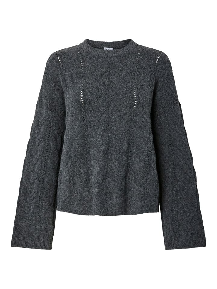 Pieces Pullover in Anthrazit - L