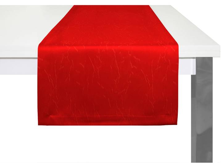 Tischläufer WIRTH Lahnstein Gr. 1, rot, B:40cm L:150cm, Polyester, Tischdecken, Tischläufer