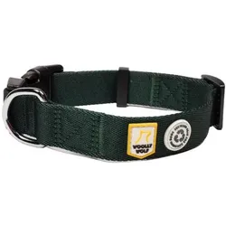 Woolly Wolf - Collar EVERGREEN - 40-65cm (Hund), Halsband + Leine