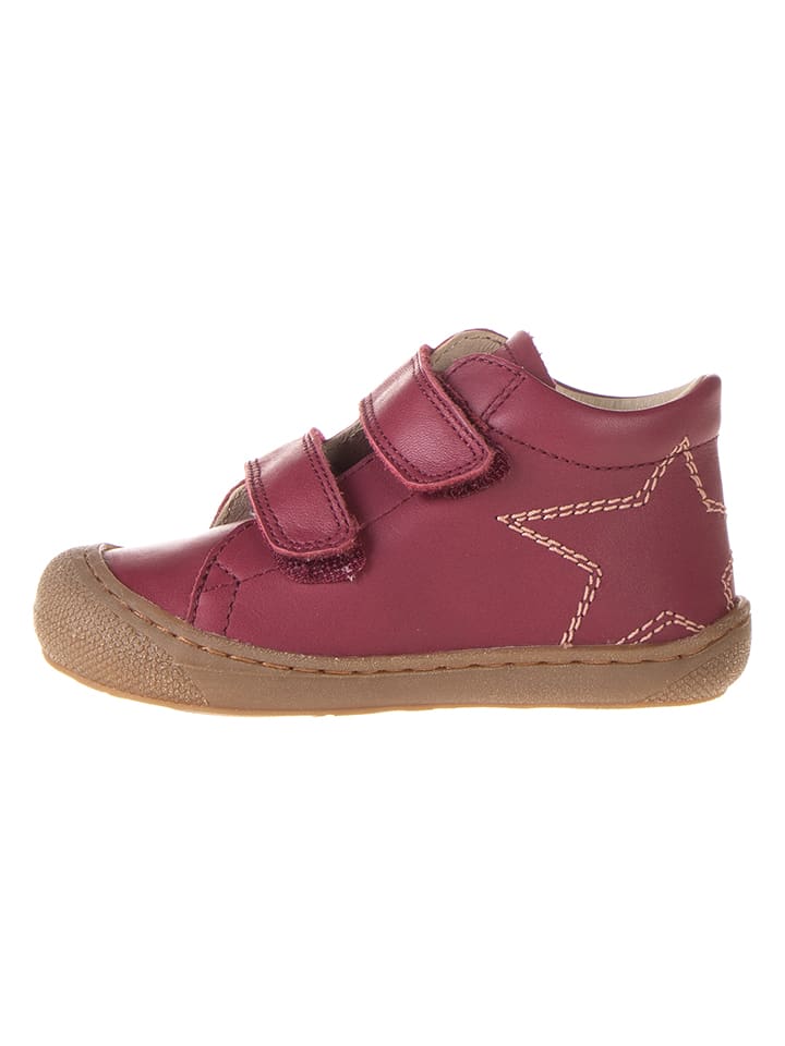 Naturino Leder-Lauflernschuhe "Lulis" in Rot - 20